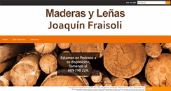 Desktop Screenshot of maderasjoaquinfraisoli.com