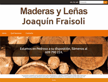 Tablet Screenshot of maderasjoaquinfraisoli.com